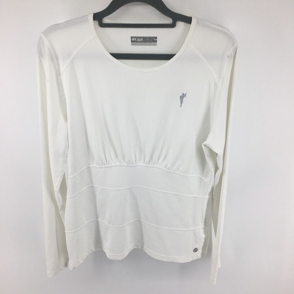 Lija White Long Sleeve Top